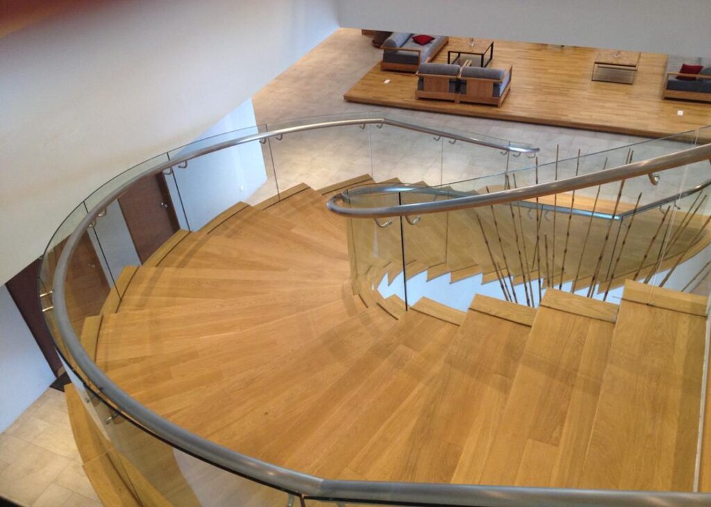 Home 4 Home curved glass with stainless steel