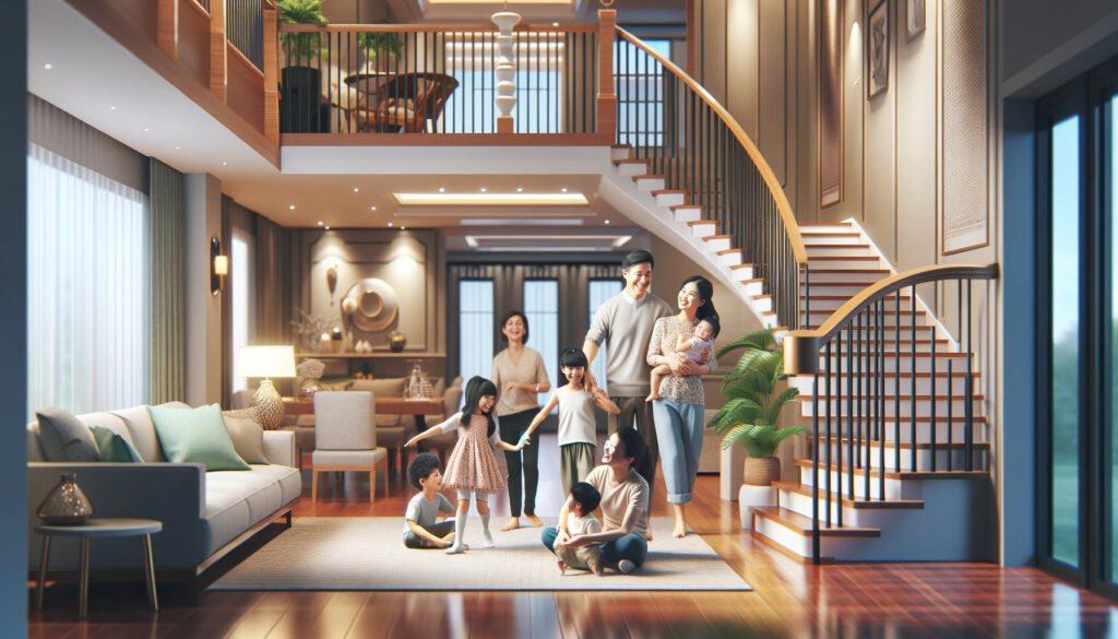 11 Crucial Steps to Ensure Your Staircase is Safe, Stylish, and Sound 7 11 Crucial Steps to Ensure Your Staircase is Safe, Stylish, and Sound elegantly designed staircase with family
