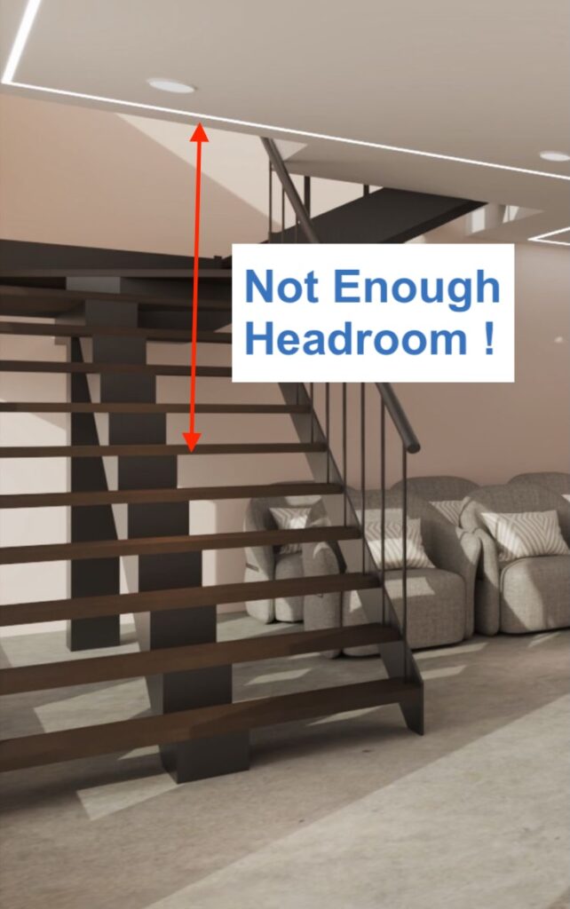 The Hidden Dangers of Tight-Space Staircases: What Homeowners Should Never Compromise On 4 The Hidden Dangers of Tight-Space Staircases: What Homeowners Should Never Compromise On headroom issue